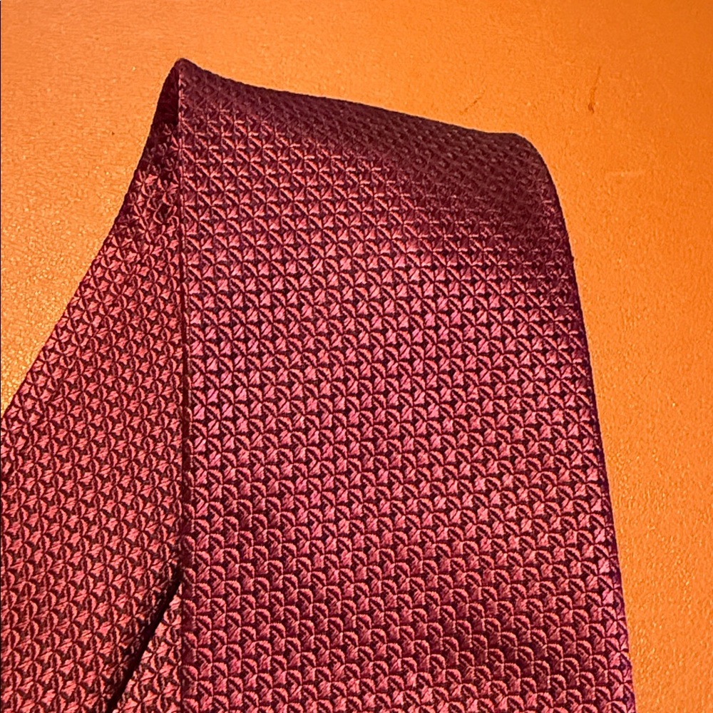 Nordstrom Deep Red Patterned Tie - Picture 10 of 10